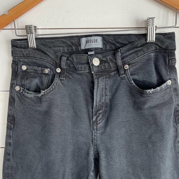 AGOLDE Toni Mid Rise Straight Jeans Size 26 - Picture 6 of 6